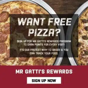 Mr Gatti's Pizza Mr Gatti's Pizza Free Pizza
