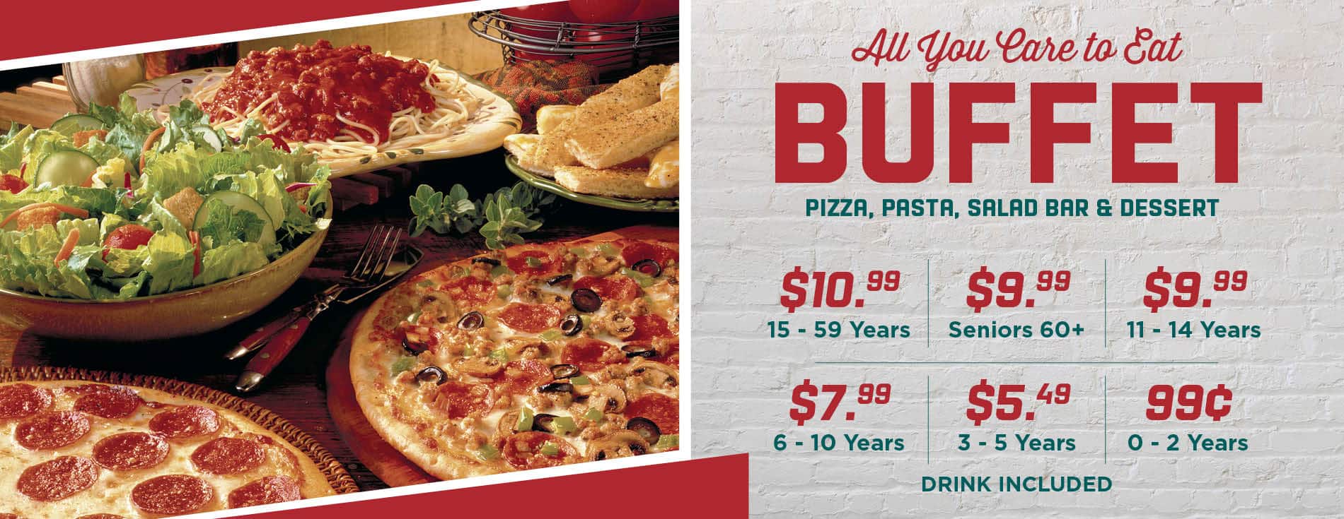 Morehead Buffet Pricing