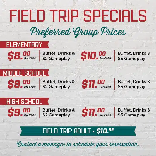 Field Trip Pricing - Boone Group