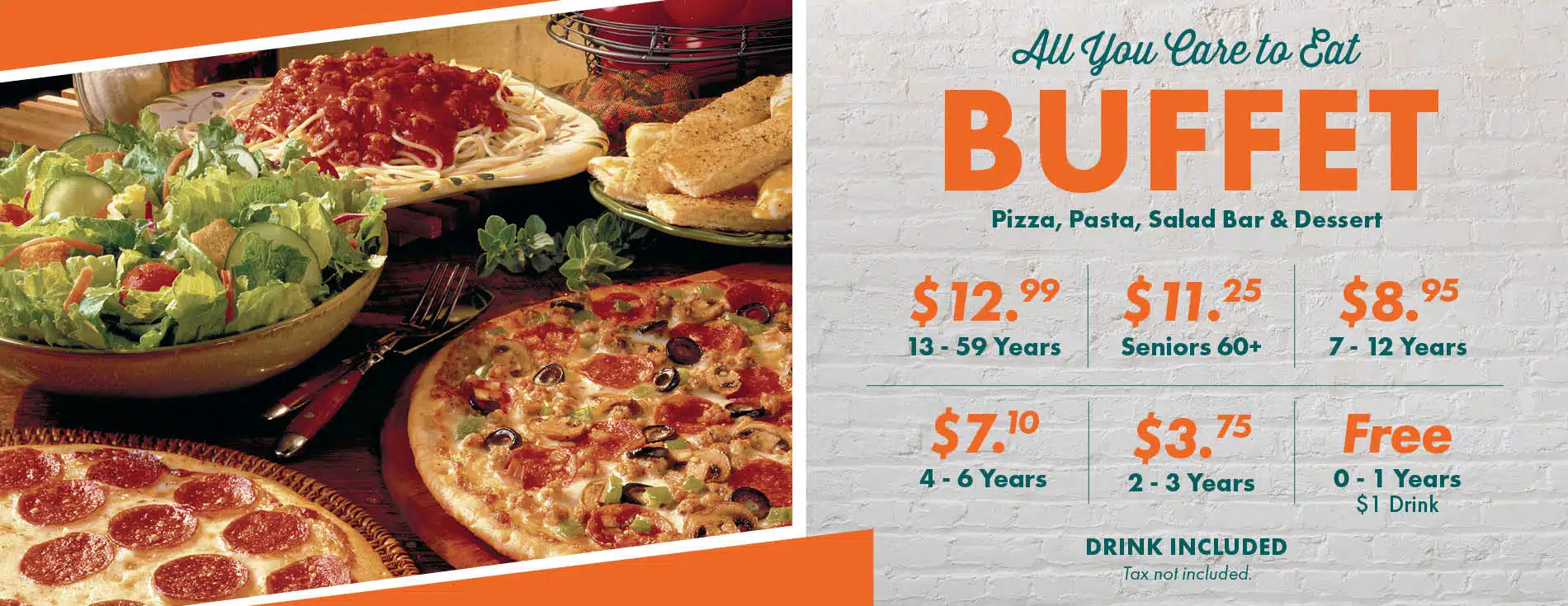 Portsmouth Buffet Pricing