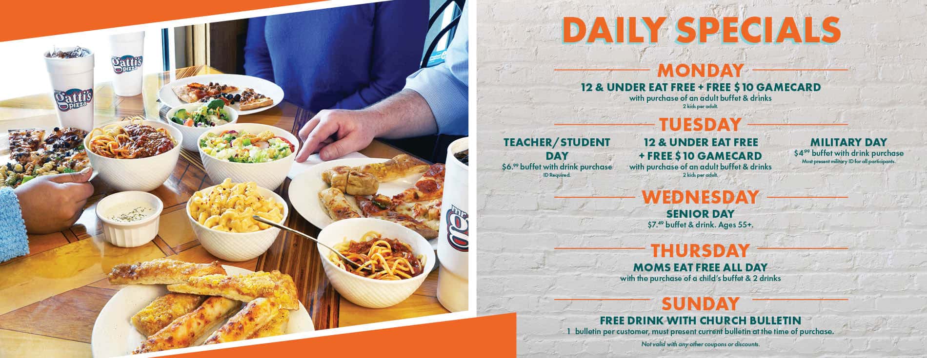 Abilene daily specials