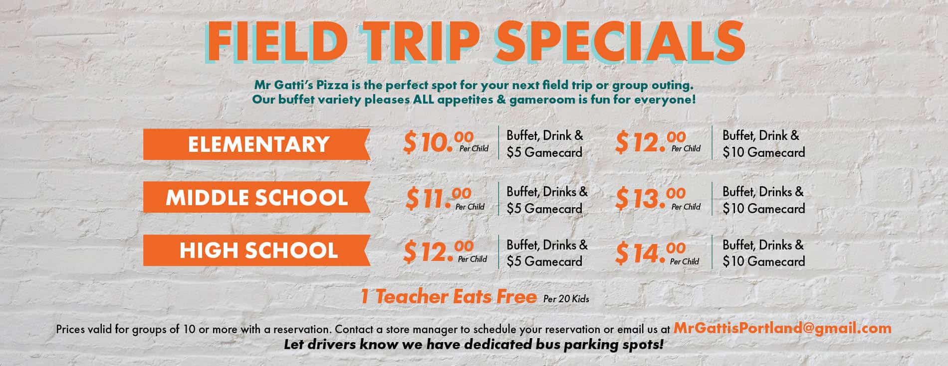Mr Gatti's Portland Field Trips