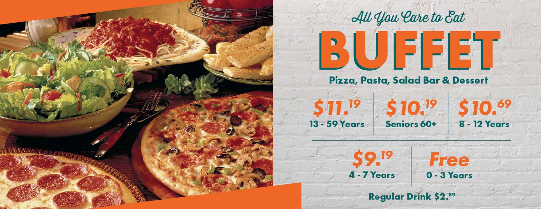 Taylor Buffet Pricing